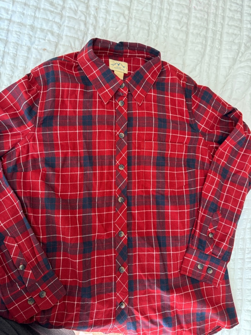 Men's Red Plaid Button-Down Shirt - Classic Casual